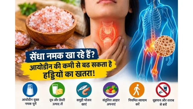 सेंधा नमक खाते हैं तो रहें सावधान! आयोडीन की कमी से बढ़ सकता है हड्डियों का खतरा