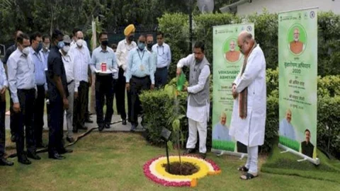 धनबाद: सेंट्ल होम  मिनिस्टर  ने किया पारसनाथ उद्यान का ऑनलाइन उद्घाटन