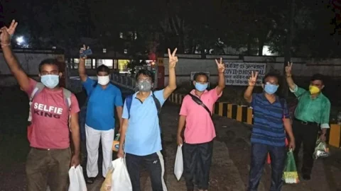 धनबाद:14 नये कंटेनमेंट जोन बने,कर्फ्यू लगा, कोविड-19 हॉस्पीटल से छह पेसेंट हुए डिस्चार्ज