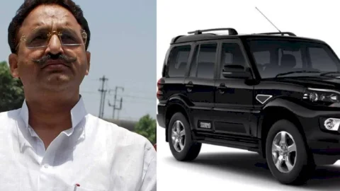 यूपी: मुख्तार अंसारी के दो दर्जन गुर्गों ने अपनी गाड़ियां बुलेट प्रूफ करायी, गैंग के सुरेश सिंह का 26 लाख का वाहन जब्त