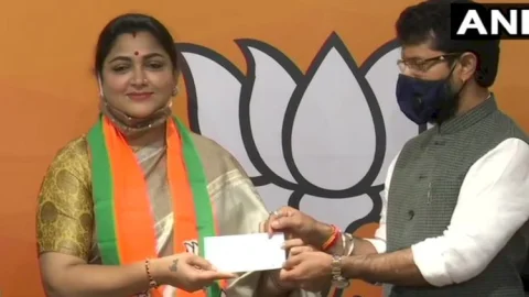 नई दिल्ली: कांग्रेस प्रवक्ता छोड़ खुशबू सुंदर बीजेपी में शामिल, सोनिया गांधी को पत्र लिखकर सीनीयर लीडरों पर लगाया गंभीर आरोप