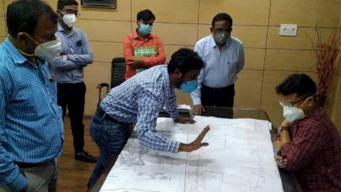 धनबाद: आरा मोड़ से  मटकुरिया 3.50 किमी लंबी  फ्लाईओवर को लेकर डीसी ने की  बैठक   