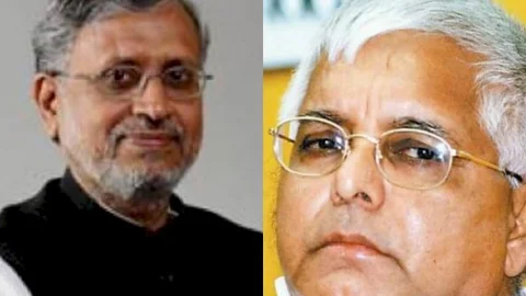 बिहार: सुशील मोदी का आरोप-जेल से लालू प्रसाद कर रहे NDA एमएलए को फोन, सरकार गिराने की साजिश