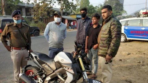 धनबाद:निर्धारित गति से अधिक स्पीड से चलने वाले 12 वाहनों से वसूला गया जुर्माना 