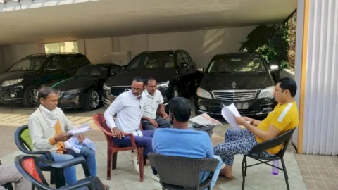 धनबाद: रणविजय सिंह से मिले कंचनपुर व रामपुर के लोग, समस्याओं से अवगत कराया