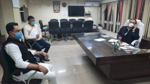 धनबाद: बीसीसीएल सीएमडी से मिले रणविजय सिंह, कोयला मजदूरों की समस्याओं पर वार्ता