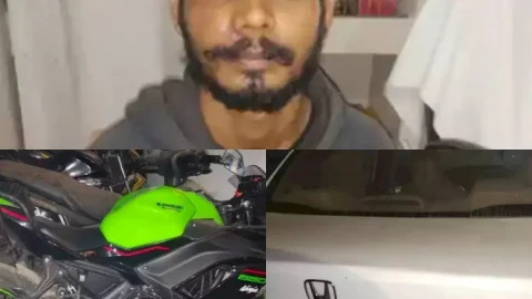 बिहार:MBA का स्टूडेंट शराब की तस्करी से रोज कमा रहा था नौ लाख, लग्जरी कार व स्पॉट्स बाइक बरामद