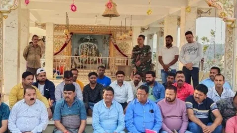 धनबाद: श्री श्री रामराज मंदिर चिटाही धाम में विष्णु महायज्ञ 13 से 21 फरवरी तक,तैयारी पूरी