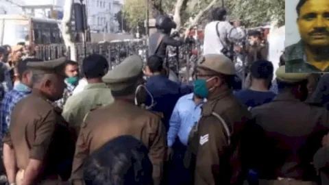 यूपी: लखनऊ में विधानसभा के पास SI ने खुद को मारी गोली, सुसाइड नोट में लिखा-CM साहब बच्चों का ध्यान रखना