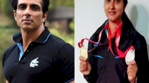 धनबाद: नेशनल  शूटर कोनिका से बॉलीवुड एक्टर सोनू सूद ने की बात, कहा- मैं आपको राइफल दूंगा, आप देश को मेडल दे देना