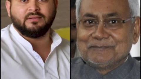 बिहार: तेजस्वी ने सीएम नीतीश को बताया शराब माफिया, कहा- मिनिस्टर के स्कूल में मिलती है शराब