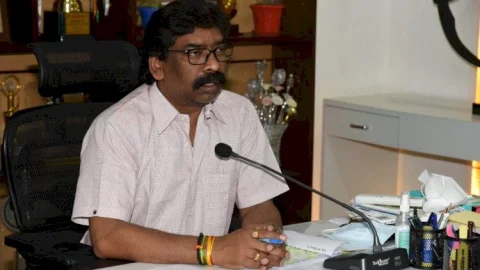 रांची: रिम्स में 528 बेड की क्षमता वाला कोविड हॉस्पीटल का सीएम हेमंत सोरेन ने किया ऑनलाइन उद्घाटन