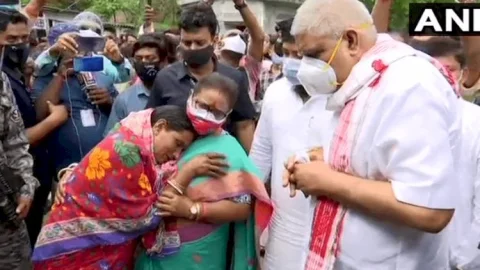 पश्चिम बंगाल: कूचबिहार मे हिंसा पीड़ितों से मिले गवर्नर जगदीप धनखड़, बोले- संविधान की रक्षा मेरी जिम्मेदारी