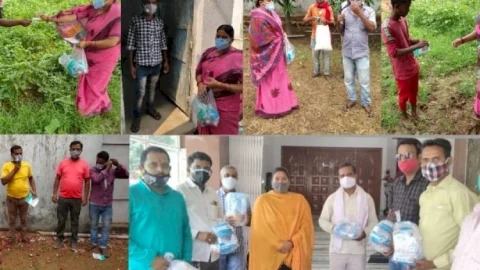 धनबाद: मोदी गवर्नमेंट के सात वर्ष पूरे होने पर भोजन वितरण, ब्लड डोनेशन,सात साल में कई एतिहासिक फैसले :रागिनी सिंह
