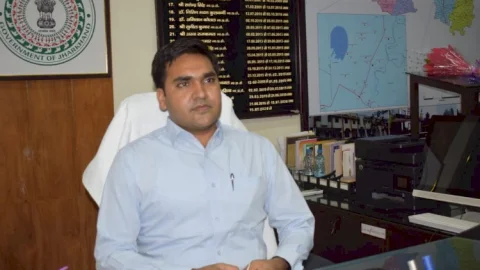 कुलदीप चौधरी ने बोकारो जिले के 33 वें  डीसी के रूप में दिया योगदान 