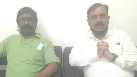 कोयला राजधानी धनबाद जनहित के मुद्दों को ले सीएम हेमंत सोरेन से मिले अमितेश सहाय