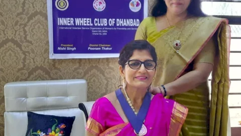   ईनरव्हील क्लब ऑफ धनबाद डिस्टिक्ट ३२५ की इंस्टॉलेशन कार्यक्रम