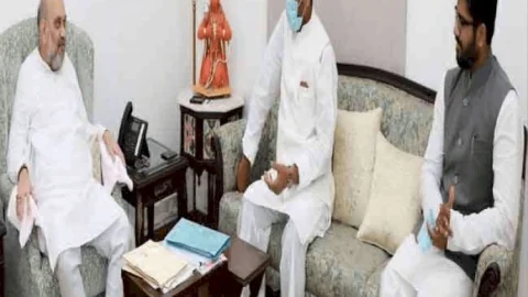 चिराग पासवान के लिए NDA का चैप्टर क्लोज!  होम मिनिस्टर अमित शाह से दिल्ली में मिले पशुपति पारस व प्रिंस