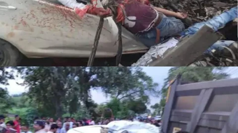 बिहार: गया में भीषण रोड एक्सीडेंट, इनोवा और हाइवा की आमने-सामने टक्कर में सात ग्रामीण डॉक्टर्स की मौत