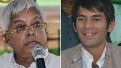 बिहार: तेजस्वी के निकलते ही लालू ने तेज प्रताप को मिलने के लिए बुलाया, बेटे ने भी पिता के सामने निकाली अपनी भड़ास