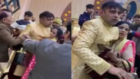 उत्तर प्रदेश: गाजियाबाद कई शादियां करने वाला दूल्हे की खुली पोल,  लड़की वालों ने मंडप में ही लात-घूंसों से कर दी धुनाई