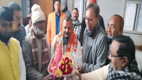 बिहार: राजेंद्र सिंह की घर वापसी, एलजेपी छोड़ बीजेपी में लौटे