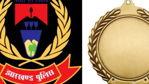 झारखंड: 15 पुलिस ऑफिसर्स व पुलिसकर्मियों को मिलेगा मेडल