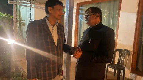 धनबाद MLA राज सिन्हा गृह राज्यमंत्री नित्यानंद राय से मिले, हजारीबाग के रुपेश पांडेय मर्डर की CBI जांच की मांग