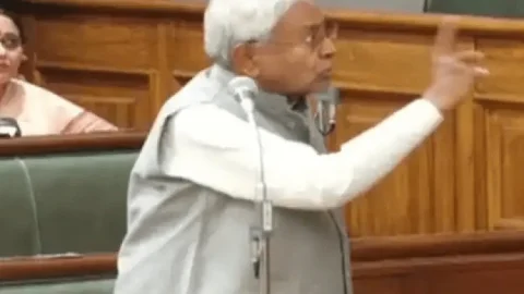 बिहार: विधानसभा में स्पीकर पर भड़के CM नीतीश कुमार, तीखी बहस, कहा- आप कर रहे संविधान का उल्लंघन