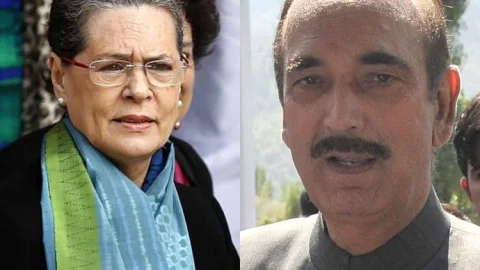 गुलाम नबी आजाद ने कांग्रेस प्रसिडेंट सोनिया गांधी से की मुलाकात, बताया-किन मद्दों पर हुई बात