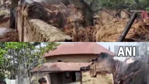 पश्चिम बंगाल: TMC लीडर की मर्डर के बाद रामपुरहाट में भड़की हिंसा, कई घरों में आग लगाया, 10 की मौत