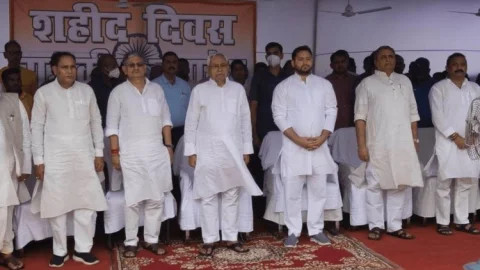 बिहार: CM नीतीश कुमार ने लगाया ठहाका, बोले- एक आदमी ने कहा कि मैं उपराष्ट्रपति बनना चाहता था