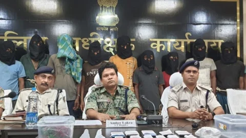 झारखंड: दुमका में पाइप चुराने वाले बंगाल-बिहार के 11 क्रिमिनल अरेस्ट