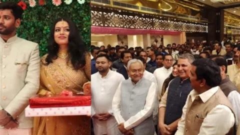 बिहार: Anand-Mohan की बेटी सुरभि आनंद की रिंग सेरेमनी में पहुंचे नीतीश कुमार, तेजस्वी यादव समेत कई दिग्गज