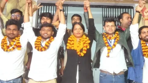 पटना यूनिवर्सिटी चुनाव में छात्र JDU का परचम, आनंद मोहन अध्यक्ष, उपाध्यक्ष, संयुक्त सचिव और कोषाध्यक्ष पद पर भी कब्जा