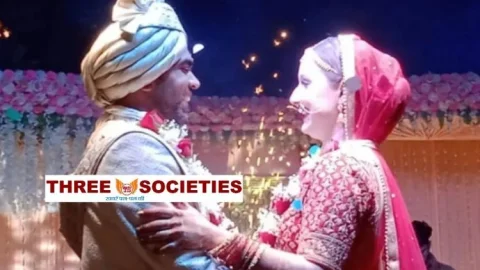 बिहारी युवक को इंग्लैंड की छोरी से USA में हुआ लव, देवघर में रचाई शादी