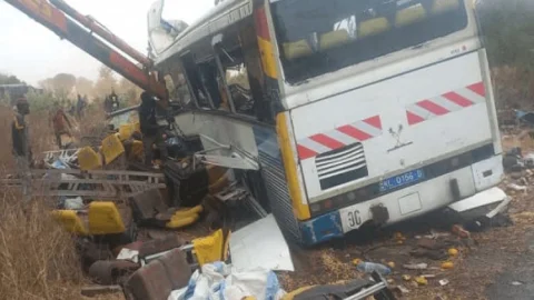 मध्य सेनेगल में दो बसों के बीच टक्कर, 40 लोगों की मौत