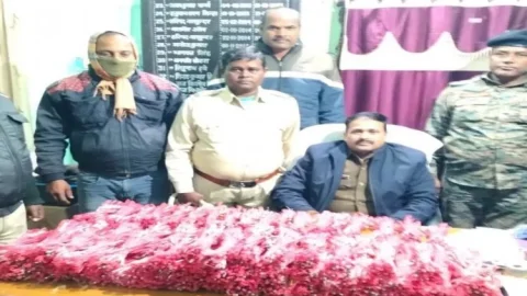 झारखंड: पाकुड़ में 1900 पीस डिटोनेटर जब्त, पश्चिम बंगाल का युवक अरेस्ट