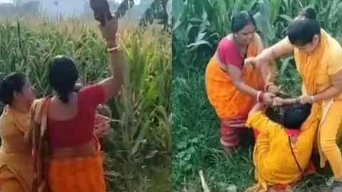 Bihar: पटना में एक स्कूल शिक्षिकाओं ने बनाया अखाड़ा, बाल पकड़ जमीन पर पटका-चप्पल से पीटा... 