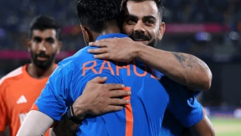 India vs Australia World Cup 2023: इंडिया ने ऑस्ट्रेलिया को छह विकेट से हराया, कोहली-राहुल की शानदार पारी