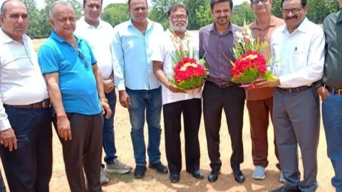 Dhanbad : शाहबाज नदीम ने  कांको जेएससीए-एसडीएससीए ग्राउंड का किया निरीक्षण