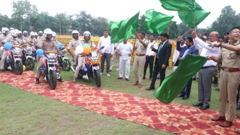 Dhanbad:धनबाद पुलिस ने लांच किया City Hawks,हाईटेक सुविधाओं से लैस है पेट्रोलिंग बाइक