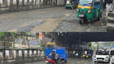 Dhanbad: गया पुल अंडरपास से मलबा हटा समतलीकरण किया गया, अब पेवर ब्लॉक लगेंगे