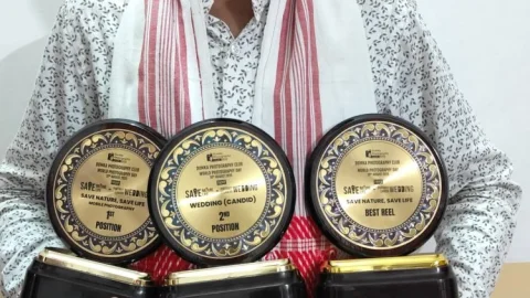 धनबाद का चंदन स्टूडियो चमका: सेव द नेचर मोबाइल फोटोग्राफी एंड रील्स प्रतियोगिता में जीता पहला पुरस्कार