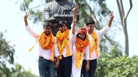 DUSU Election 2025: ABVP का दबदबा, आर्यन मान अध्यक्ष, कुणाल सचिव और दीपिका बनी संयुक्त सचिव