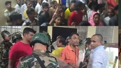 Jharkhand: रांची पंडरा में युवक की मौत पर हिंसक हंगामा: भीड़ ने थाने पर किया हमला, पुलिसकर्मी घायल