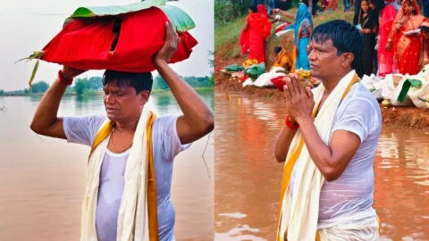 Chhath Puja 2025: अस्ताचलगामी सूर्य को अर्घ्य देने उमड़ा जनसैलाब, अब उदीयमान सूर्य का इंतजार
