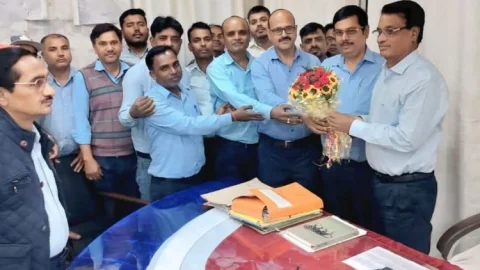 धनबाद: AIDEOA डेलीगेशन की बीसीसीएल ईजे एरिया GM से मुलाकात, सुरक्षा-उत्पादन पर हुई अहम चर्चा