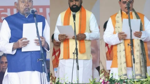 बिहार में मिनिस्टर्स के बीच विभागों का बंटवारा, सम्राट चौधरी को‘ होम व विजय सिन्हा को राजस्व और खनन विभाग