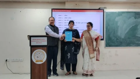 इतिहास रचा धनबाद में: ममता पांडे बनीं बी.बी.एम.के. यू की पहली डी.लिट उपाधि प्राप्त छात्रा